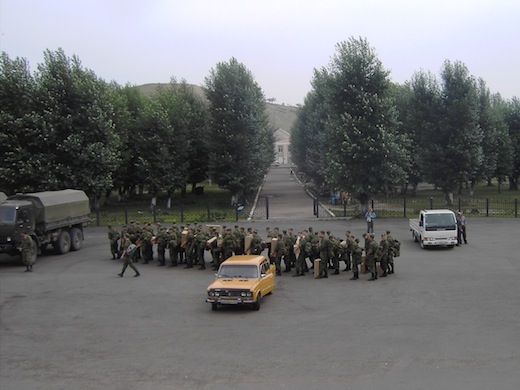 We zijn aangekomen bij de Russisch-Mongoolse grens.